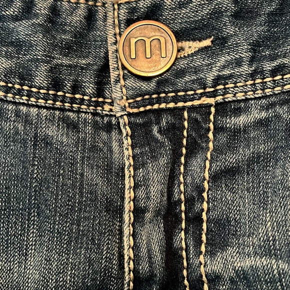 Maurices Blue Boot Cut Jeans with Vintage-Inspired Look - Picture 7 of 8